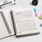 Lined Journal Spiral Notebook 5.7" x 8.22" - 4 Pack 640 Pages 100gsm Thick Paper, A5 Small Notebooks College Ruled, Plastic Hardcover Journals